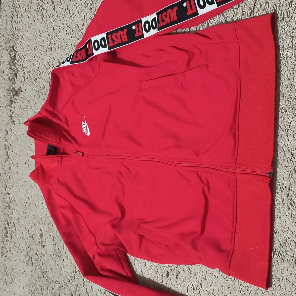 Red Nike Zip Up